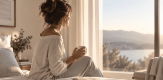 La Abdominoplastía no termina al salir del pabellón Mujer durante la recuperación de una abdominoplastia con faja abdominal sobre la cama