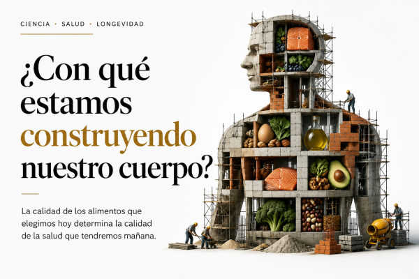 Antes de hablar de longevidad: Con qué estamos Construyendo nuestro Cuerpo?