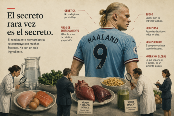 La Dieta de Haaland y el Mito del Alimento Milagroso