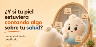 Y si las arrugas no fueran el problema, sino el comienzo? Ilustración sobre la piel como posible señal del envejecimiento y la salud del organismo