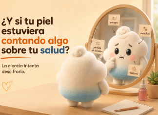 Y si las arrugas no fueran el problema, sino el comienzo? Ilustración sobre la piel como posible señal del envejecimiento y la salud del organismo